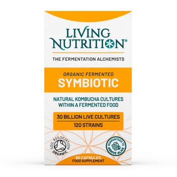 Organic Fermented SYMBIOTIC, pre+probiotice, 30 mld CFU (60 capsule), Living Nutrition Organic Fermented SYMBIOTIC, pre+probiotice, 30 mld CFU (60 capsule), Living Nutrition