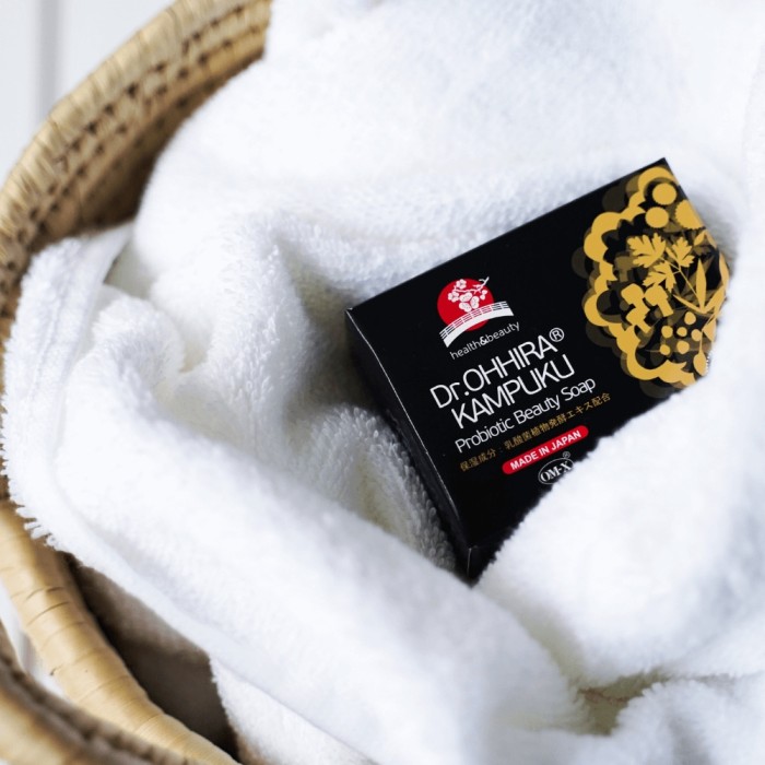 Dr.Ohhira® Sapun de fata Kampuku cu probiotice OM-X®, 80 g