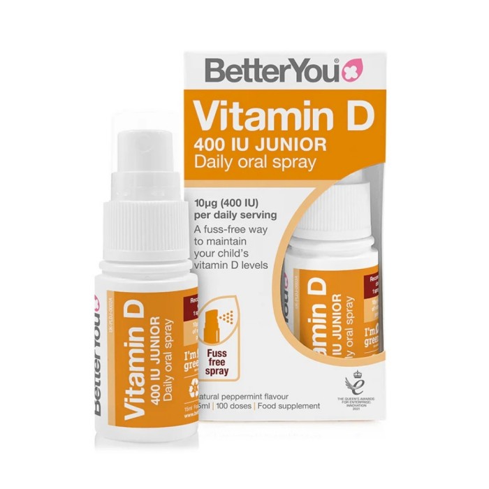 D400 Junior Vitamin D Oral Spray (15 ml), BetterYou D400 Junior Vitamin D Oral Spray (15 ml), BetterYou