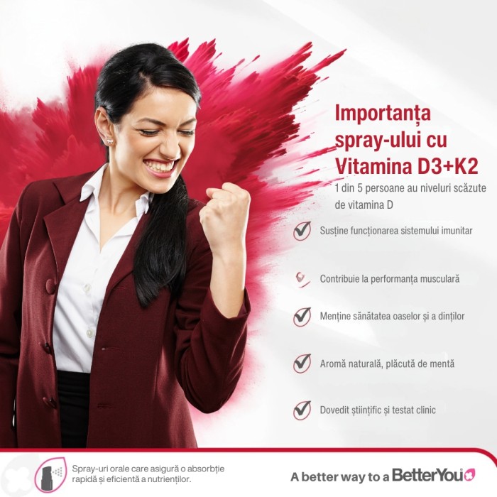 D3000+K2 Oral Spray (12 ml), BetterYou D3000+K2 Oral Spray (12 ml), BetterYou