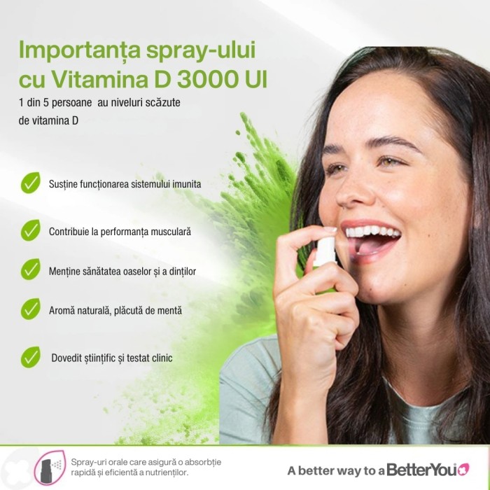 D3000 Vitamin D Oral Spray (15 ml), BetterYou D3000 Vitamin D Oral Spray (15 ml), BetterYou