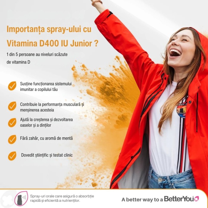 D400 Junior Vitamin D Oral Spray (15 ml), BetterYou D400 Junior Vitamin D Oral Spray (15 ml), BetterYou