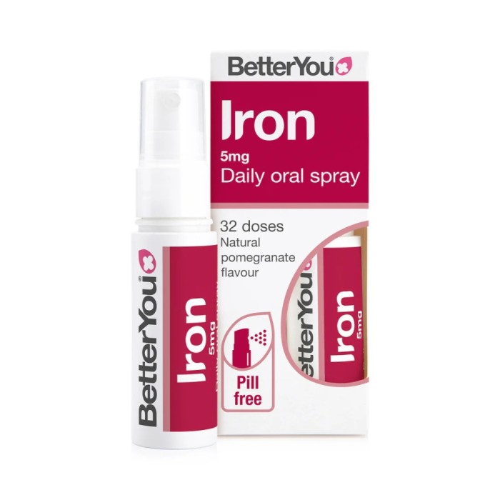 Iron Oral Spray (25 ml), BetterYou de la Biom.ro. Online e mai simplu Iron Oral Spray (25 ml), BetterYou de la Biom.ro. Online e mai simplu