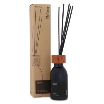Difuzor natural cu betisoare din trestie Berry (100ml), Mulieres