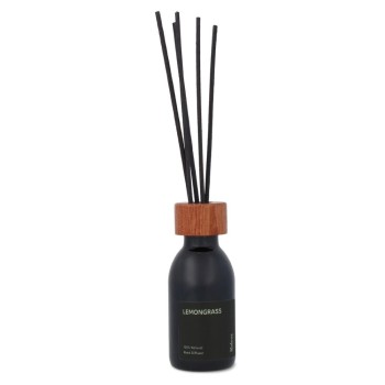 Difuzor natural cu betisoare din trestie Lemongrass (100ml), Mulieres Difuzor natural cu betisoare din trestie Lemongrass (100ml), Mulieres
