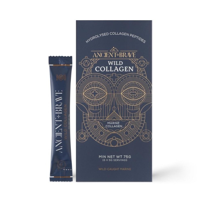 Wild Collagen Marin 15 plicuri x 5g, Ancient and Brave