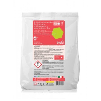 Acid citric ecologic pentru rufe (1 kg), Biolu Acid citric ecologic pentru rufe (1 kg), Biolu