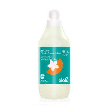 Detergent ecologic pentru rufe albe si colorate cu portocale (1 litru), Biolu Detergent ecologic pentru rufe albe si colorate cu portocale (1 litru), Biolu