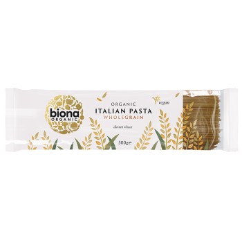 Spaghetti integrale din grau dur bio (500 grame), Biona Spaghetti integrale din grau dur bio (500 grame), Biona