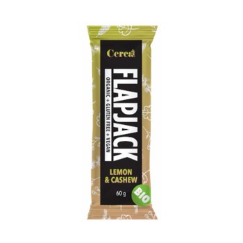 Baton Flapjack lamaie si caju bio, vegan, fara gluten (60 grame), Cerea Baton Flapjack lamaie si caju bio, vegan, fara gluten (60 grame), Cerea