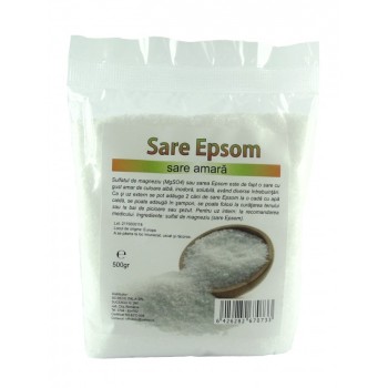 Sare Epsom (sare amara) (500 grame) Sare Epsom (sare amara) (500 grame)