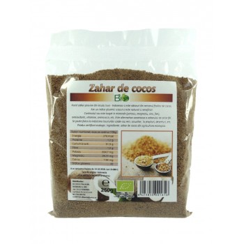 Zahar din nectar de flori de cocos (250 grame) Zahar din nectar de flori de cocos (250 grame)