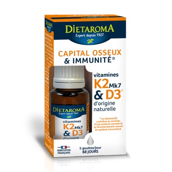 Vitamina K2 & D3 (15 ml), Dietaroma Vitamina K2 & D3 (15 ml), Dietaroma
