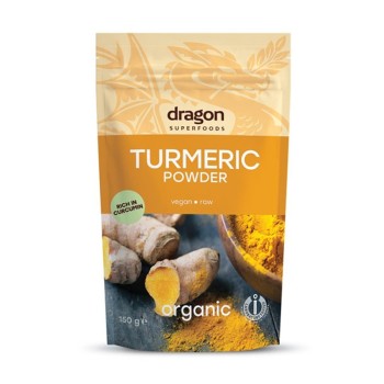 Turmeric pulbere eco (150 grame), Dragon Superfoods Turmeric pulbere eco (150 grame), Dragon Superfoods