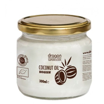 Ulei de cocos extravirgin raw eco (300 ml), Dragon Superfoods Ulei de cocos extravirgin raw eco (300 ml), Dragon Superfoods