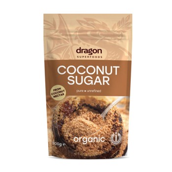 Zahar din palmier de cocos eco (250 grame), Dragon Superfoods Zahar din palmier de cocos eco (250 grame), Dragon Superfoods