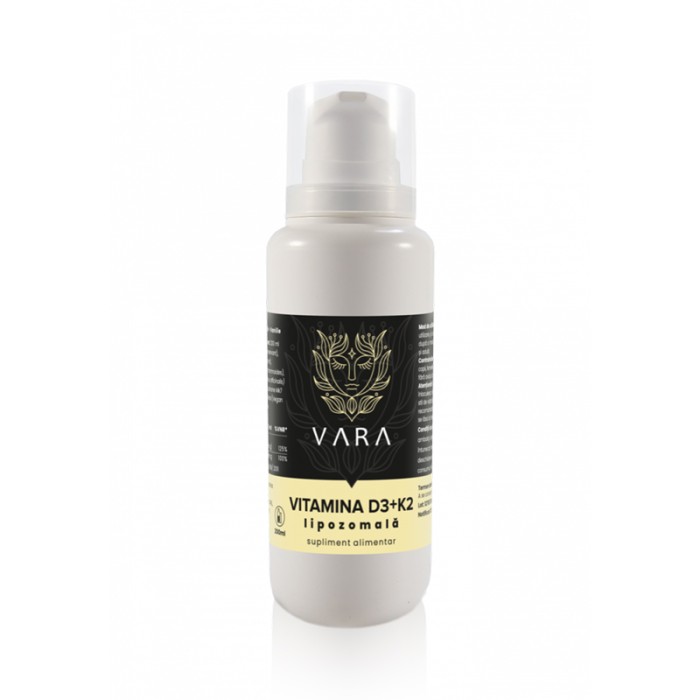 Vitamina D3K2 Copii/Adulti Lipozomal Premium - Vanilie (200 ml), Drogheria Vara Vitamina D3K2 Copii/Adulti Lipozomal Premium - Vanilie (200 ml), Drogheria Vara