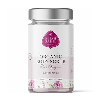 Scrub pentru corp cu trandafiri si argan bio (256 grame), Eliah Sahil