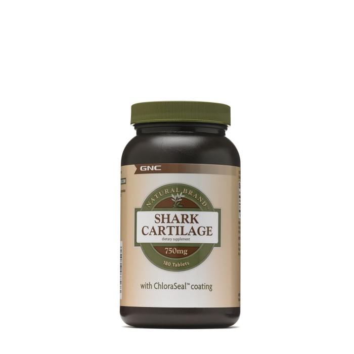 Gnc Natural Brand Shark Cartilage, Cartilaj De Rechin 750 Mg, 180 Tb Gnc Natural Brand Shark Cartilage, Cartilaj De Rechin 750 Mg, 180 Tb