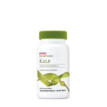 Gnc Superfoods Kelp, Iod Din Extract De Kelp, 180 Tb