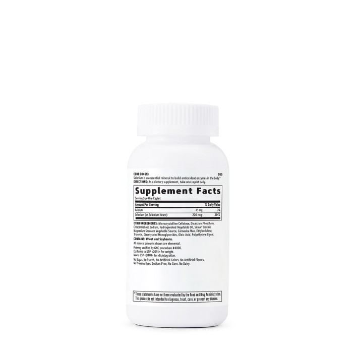 Gnc Selenium, Seleniu 200 Mcg, 200 Tb Gnc Selenium, Seleniu 200 Mcg, 200 Tb