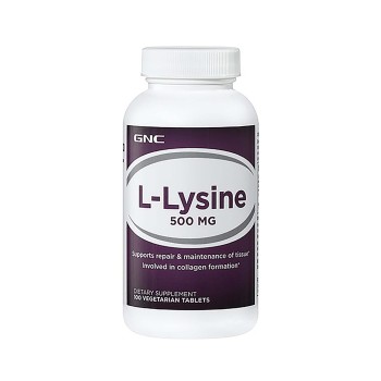 Gnc L-lysine 500 Mg, L-lizina, 100 Tb
