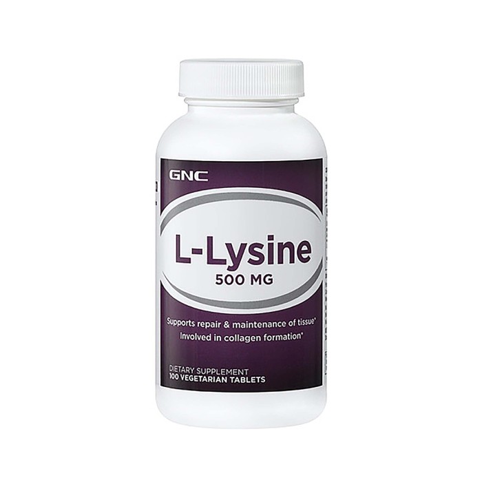 Gnc L-lysine 500 Mg, L-lizina, 100 Tb Gnc L-lysine 500 Mg, L-lizina, 100 Tb