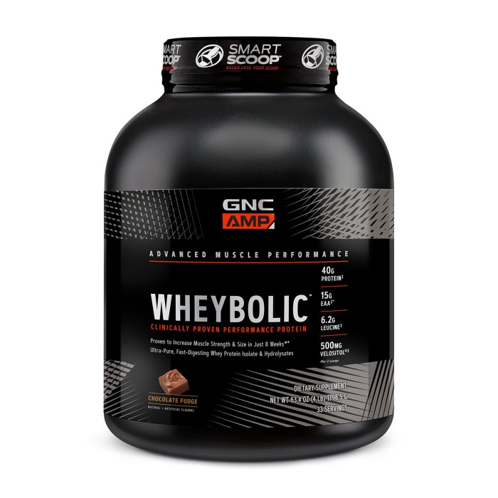 Gnc Amp Wheybolic Proteina Din Zer Cu Aroma De Prajitura De Ciocolata, 1798.5 G Gnc Amp Wheybolic Proteina Din Zer Cu Aroma De Prajitura De Ciocolata, 1798.5 G