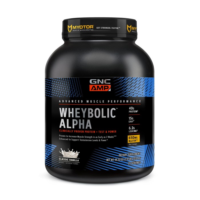 Gnc Amp Wheybolic Alpha, Proteina Din Zer, Cu Aroma De Vanilie, 1254 G Gnc Amp Wheybolic Alpha, Proteina Din Zer, Cu Aroma De Vanilie, 1254 G
