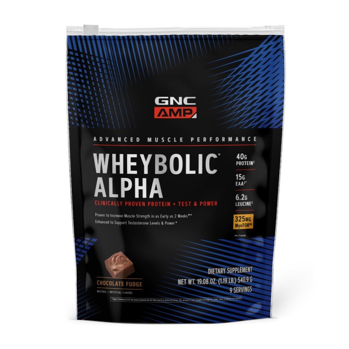 Gnc Amp Wheybolic Alpha, Proteina Din Zer, Cu Aroma De Ciocolata, 540.9 G Gnc Amp Wheybolic Alpha, Proteina Din Zer, Cu Aroma De Ciocolata, 540.9 G