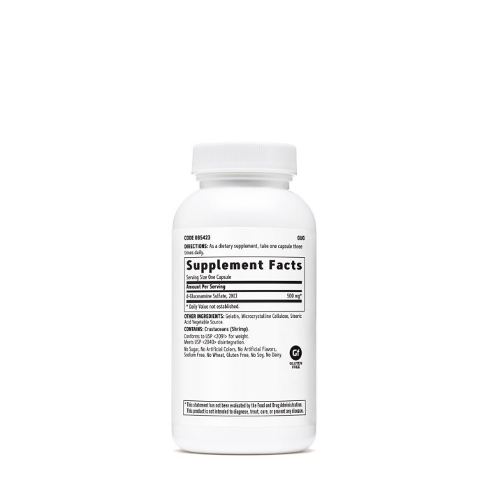 Gnc Glucosamine Sulfate 500 Mg, Glucozamina Sulfat, 90 Cps Gnc Glucosamine Sulfate 500 Mg, Glucozamina Sulfat, 90 Cps
