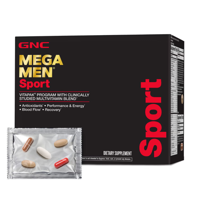 Gnc Mega Men Sport Vitapak Program, Complex De Multivitamine Pentru Barbati Vitapak, 30 Pachetele Gnc Mega Men Sport Vitapak Program, Complex De Multivitamine Pentru Barbati Vitapak, 30 Pachetele