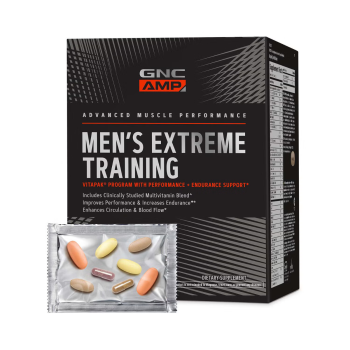 Gnc Amp Men's Extreme Training, Program Vitapak Pentru Performanta Si Anduranta, 30 Pachete