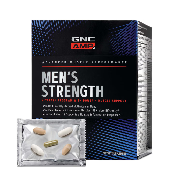 Gnc Amp Men's Strength, Formula Pentru Cresterea Masei Musculare, 30 Pachete Gnc Amp Men's Strength, Formula Pentru Cresterea Masei Musculare, 30 Pachete