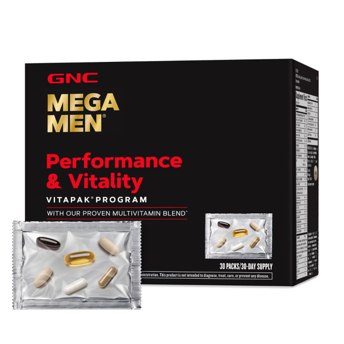 Gnc Mega Men Performance & Vitality Vitapak, Complex De Multivitamine Pentru Barbati, Performanta Si Vitalitate, 30 Pachetele Gnc Mega Men Performance & Vitality Vitapak, Complex De Multivitamine Pentru Barbati, Performanta Si Vitalitate, 30 Pachetele