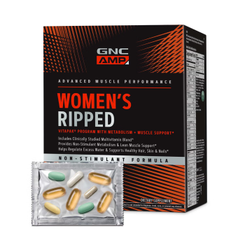 Gnc Amp Women’s Ripped Vitapak Program Non-stimulant, 30 Pachetele