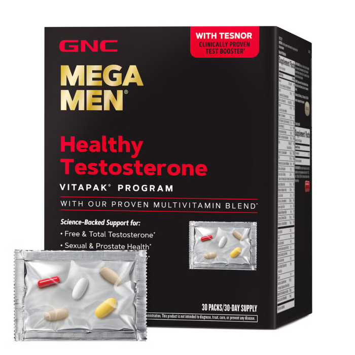 Gnc Mega Men Healthy Testosterone Vitapak Program, Complex De Suplimente Pentru Sustinerea Testosteronului, 30 Pachetele Gnc Mega Men Healthy Testosterone Vitapak Program, Complex De Suplimente Pentru Sustinerea Testosteronului, 30 Pachetele