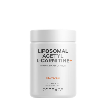 Codeage Liposomal Acetyl L-carnitine+, Formula Pentru Suport Cognitiv Si Vitalitate Zilnica, 90 Cps