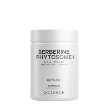 Codeage Berberine Phytosome,formula Pentru Echilibru Glicemic Si Sustinerea Metabolismului Cu Berberina, 60 Cps