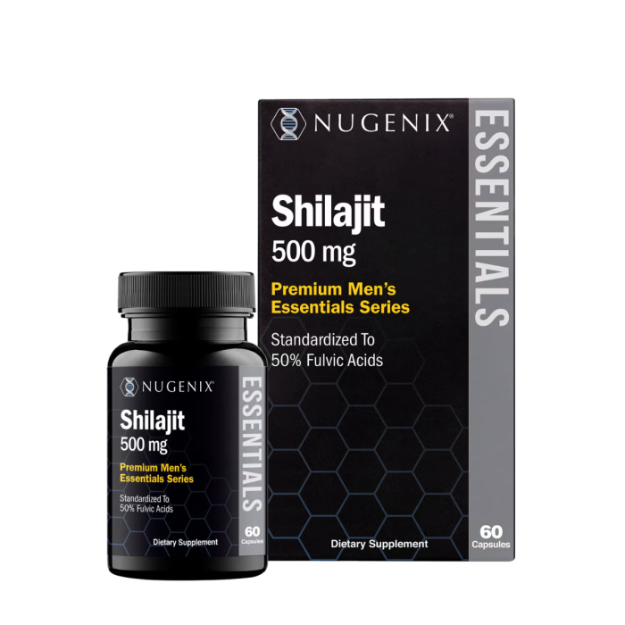 Nugenix Shilajit 500 Mg, Rasina Pura De Shilajit Din Himalaya, 60 Cps Nugenix Shilajit 500 Mg, Rasina Pura De Shilajit Din Himalaya, 60 Cps