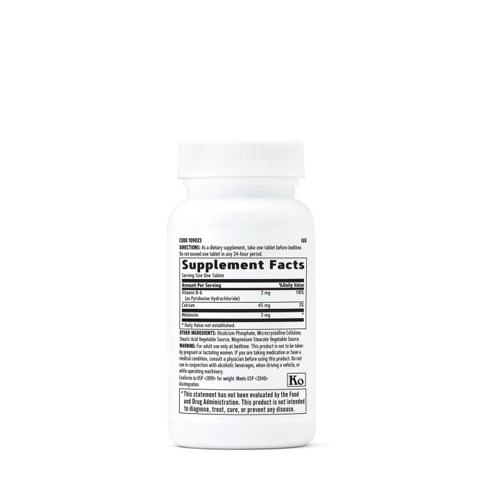 Gnc Melatonin 3 Mg, Melatonina Pentru Somn Odihnitor, 120 Tablete Gnc Melatonin 3 Mg, Melatonina Pentru Somn Odihnitor, 120 Tablete