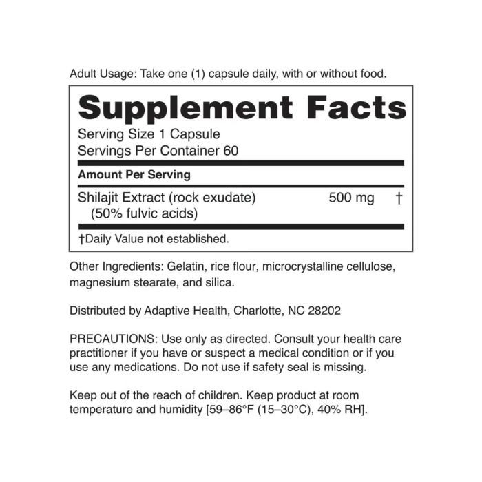 Nugenix Shilajit 500 Mg, Rasina Pura De Shilajit Din Himalaya, 60 Cps Nugenix Shilajit 500 Mg, Rasina Pura De Shilajit Din Himalaya, 60 Cps
