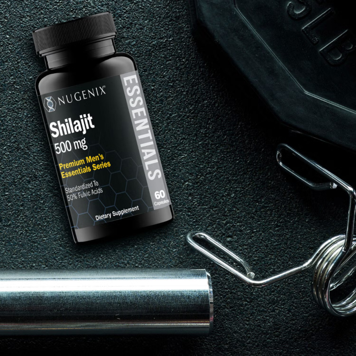 Nugenix Shilajit 500 Mg, Rasina Pura De Shilajit Din Himalaya, 60 Cps Nugenix Shilajit 500 Mg, Rasina Pura De Shilajit Din Himalaya, 60 Cps