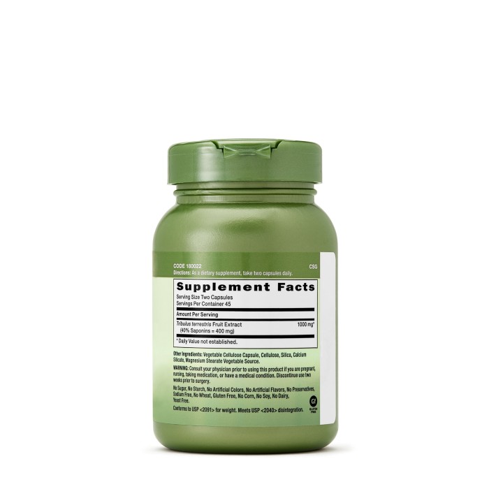 Gnc Herbal Plus Tribulus 1000 Mg, 90 Cps Gnc Herbal Plus Tribulus 1000 Mg, 90 Cps