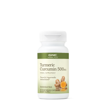 Gnc Herbal Plus Turmeric Curcumin 500 Mg, Turmeric Curcumina, 30 Cps