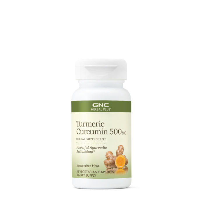 Gnc Herbal Plus Turmeric Curcumin 500 Mg, Turmeric Curcumina, 30 Cps Gnc Herbal Plus Turmeric Curcumin 500 Mg, Turmeric Curcumina, 30 Cps