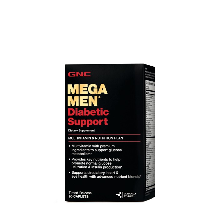 Gnc Mega Men Diabetic Support, Multivitamine Pentru Barbati Diabetici, 90 Tb Gnc Mega Men Diabetic Support, Multivitamine Pentru Barbati Diabetici, 90 Tb