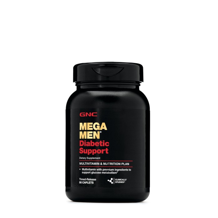 Gnc Mega Men Diabetic Support, Multivitamine Pentru Barbati Diabetici, 90 Tb Gnc Mega Men Diabetic Support, Multivitamine Pentru Barbati Diabetici, 90 Tb