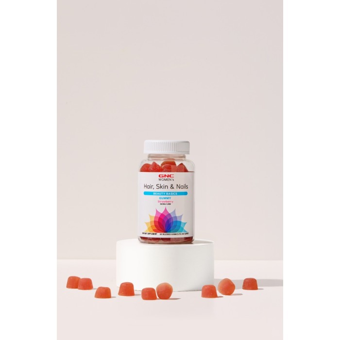 Gnc Women's Hair, Skin & Nails Strawberry , Jeleuri Cu Biotina Si Vitamine Pentru Frumusetea Parului, Pielii Si Unghiilor, 60 Jeleuri Gnc Women's Hair, Skin & Nails Strawberry , Jeleuri Cu Biotina Si Vitamine Pentru Frumusetea Parului, Pielii Si Unghiilor, 60 Jeleuri