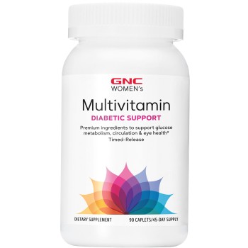 Gnc Women's Multivitamin Diabetic Support, Multivitamine Pentru Femei Pentru Suport Diabetic, 90 Tb